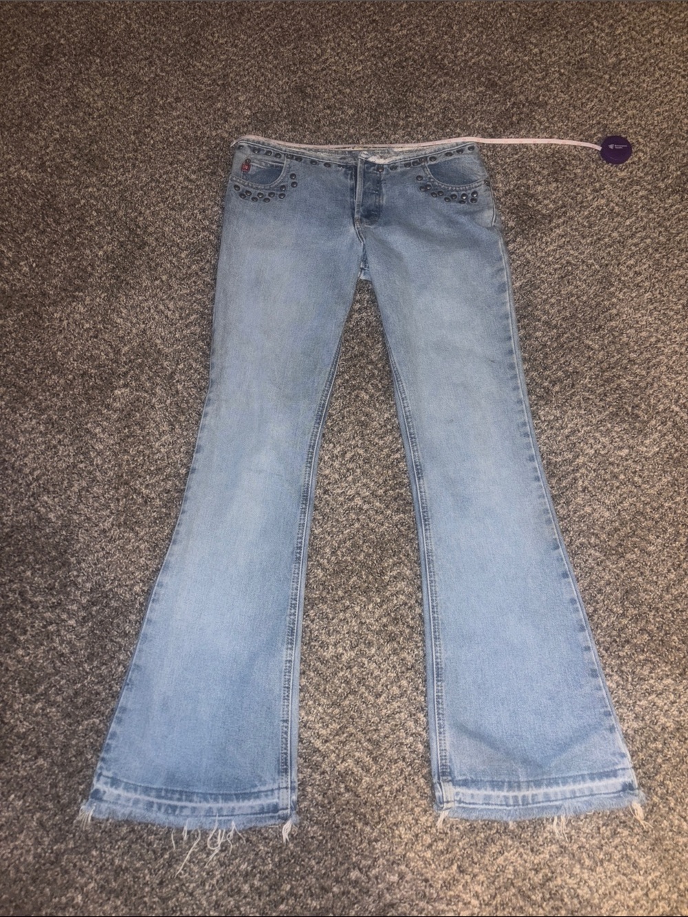 Mudd Vintage y2k Light Blue Women's Flared Jeans